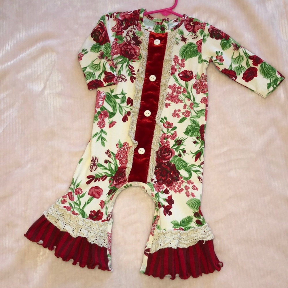 RicRac and Ruffles romper